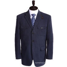 mens casual suit pocket with flap